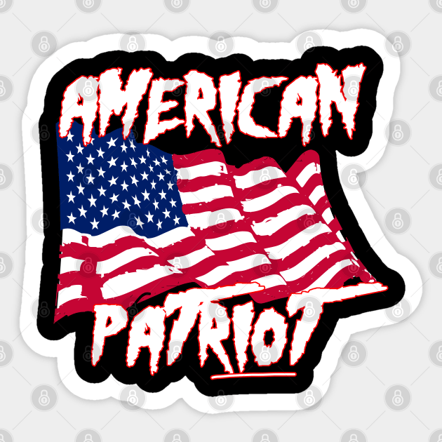 American Patriot Riot Sticker by belownormal